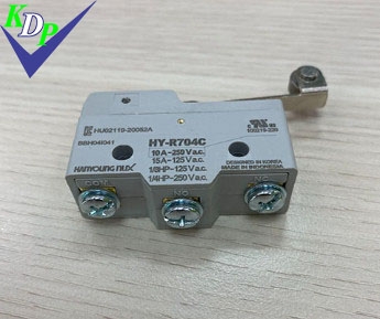 Công tắc hành trình Hanyoung HY-R704C Đòn Bẩy Dài - Bánh Xe