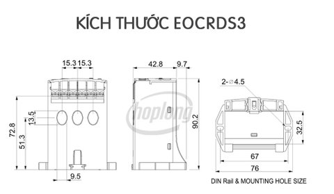 Rơ le điện tử EOCRDS3-60S Schneider