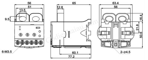 Rơ le điện tử EOCR Schneider EOCRSS-30W 380-440V