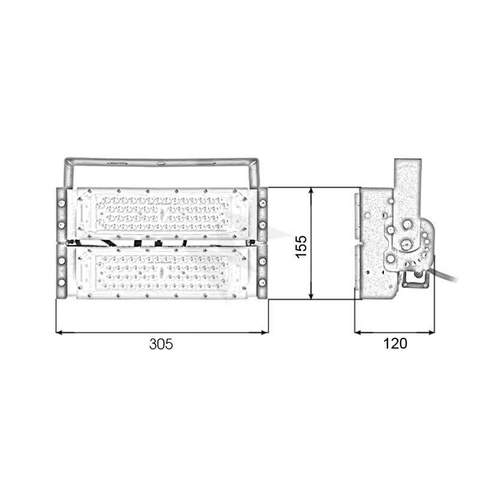 Đèn pha module SMD Oem Philips - 100W (2*50w)