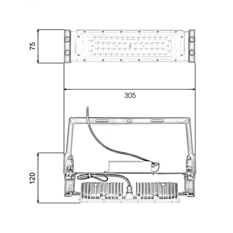 Đèn pha module SMD Oem Philips - 50W (1*50w)