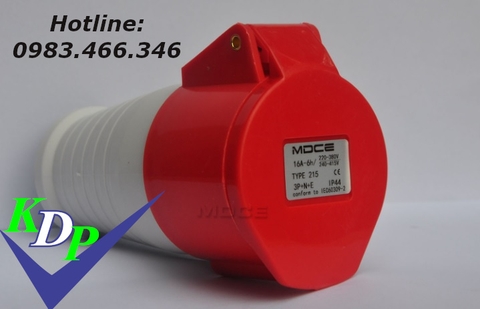 Ổ điện công nghiệp 32A 5 chân MD125​​​​​​​