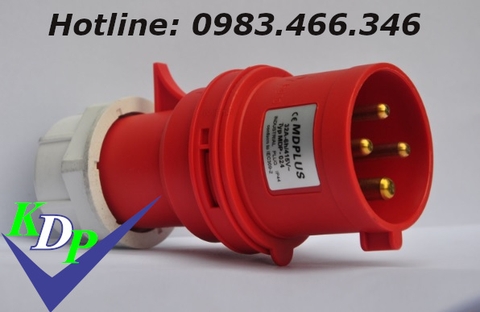 Phích cắm công nghiệp 32A 4 chân​​​​​​​ MDP024
