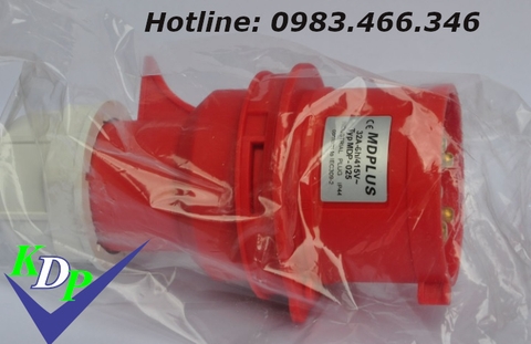 Phích cắm công nghiệp 32a 5 chấu MDP025