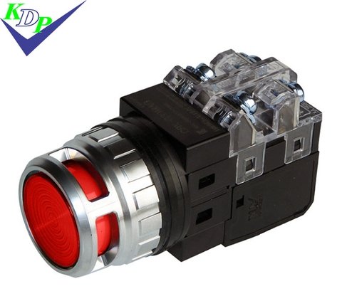 Nút nhấn nhả Hanyoung CRX-G30MAR | Phi 30 có đèn đỏ