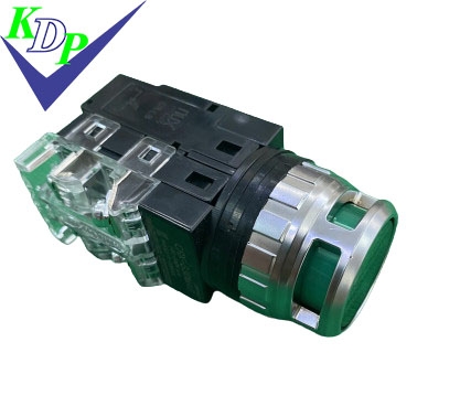 Nút nhấn nhả Hanyoung CRX-G25MAG | Phi 25 có đèn Xanh