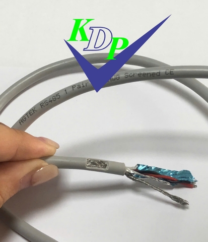 Cáp tín hiệu RS485 18AWG 1 Pair vặn xoắn 2 lớp chống nhiễu