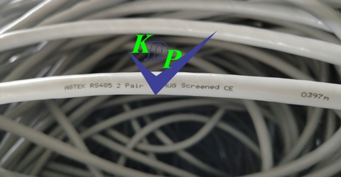 Cáp tín hiệu RS485 18AWG 2 Pair vặn xoắn 2 lớp chống nhiễu