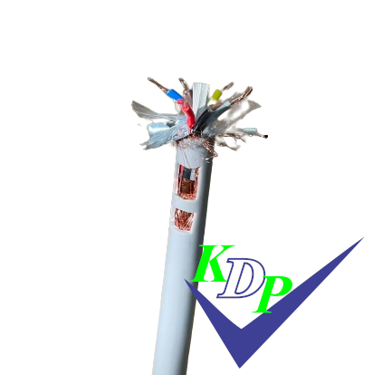 Có lưới 6x0.75 - Dây cáp điều khiển có lưới chống nhiễu RVVP 6x0.75 AGTEK