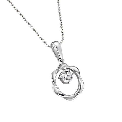 Mặt dây chuyền Bạc đính đá CZ PNJSilver