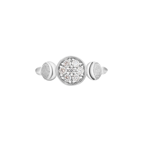 Nhẫn Bạc đính đá ECZ PNJSilver XMXMW060011