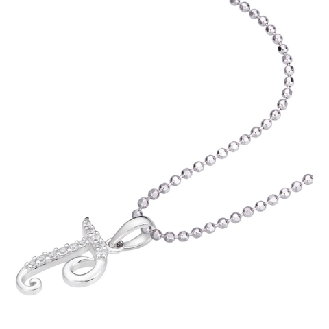 Mặt dây chuyền Bạc đính đá CZ PNJSilver