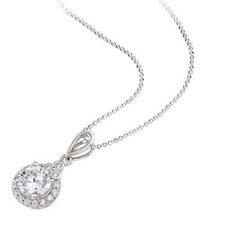 Mặt dây chuyền Bạc đính đá CZ PNJSilver