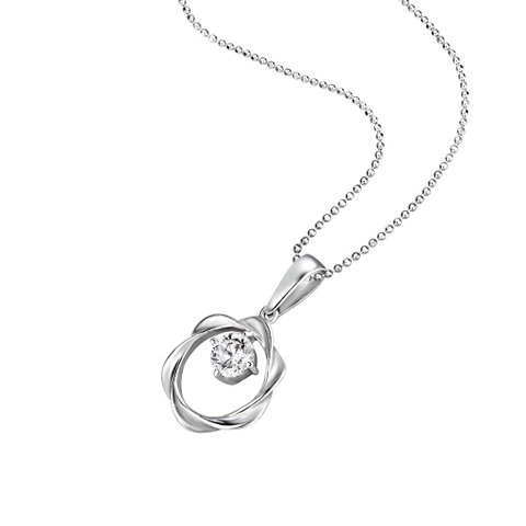 Mặt dây chuyền Bạc đính đá CZ PNJSilver