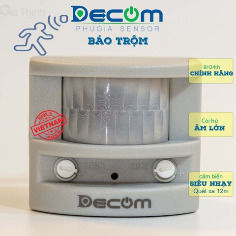 Thiết bị chống trộm hồng ngoại Decom DC-113 (Bảo hành đổi mới 12 tháng)