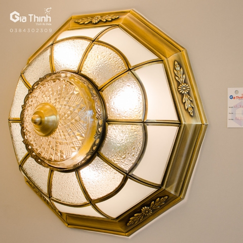 Đèn ốp trần đồng