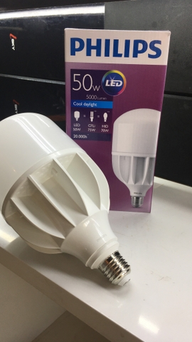 Bóng Led 50W Philips ánh sáng Trắng thân nhôm(BH24th)