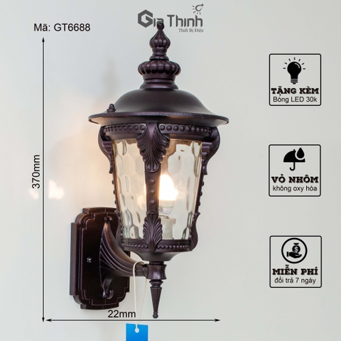 Đèn cột nhôm GT6688