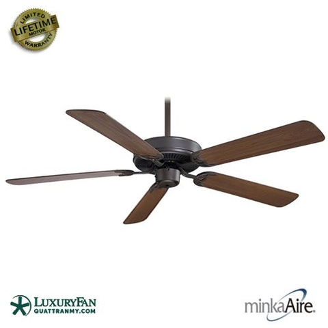 Quạt trần 5 cánh Minka Contractor động cơ AC 90W, sải cánh 132 cm bản không đèn (Bảo hành phụ kiện (bộ tay khiển, cánh, bản led) 12 tháng, bảo hành động cơ 5 năm)