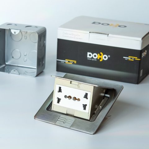 Bộ âm sàn ổ cắm 6 chấu giảm tốc DoBo