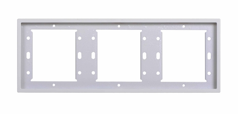 Khung viền ba cho công tắc ổ cắm i7 Simon màu Champange