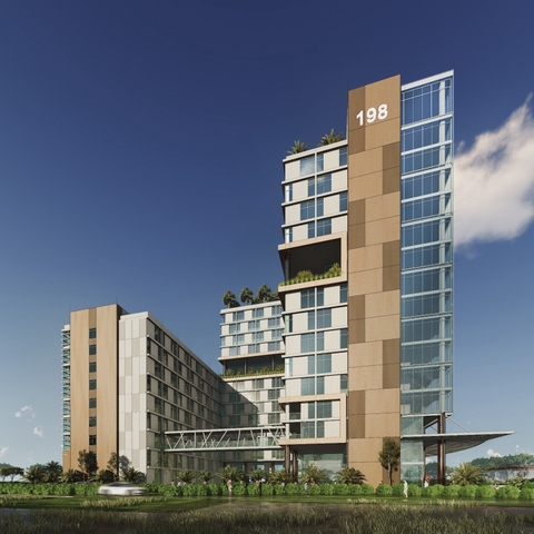 Công trình thuộc dự án Trung tâm khám, điều trị kỹ thuật chất lượng cao Bệnh viện 19-8