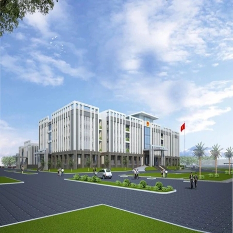 Công trình thuộc dự án Trung tâm Hành chính huyện Hải Lăng