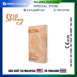 Bao cao su G'EXlife Skinny (Hộp 12 cái)