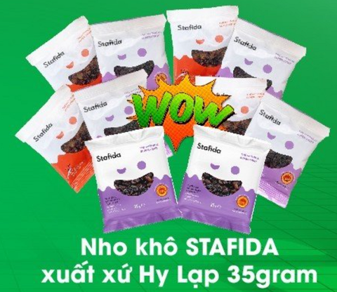Combo 10 gói Nho khô Hy Lạp Cao Cấp 35g (350g) giá dùng thử chỉ 50k