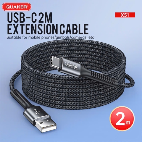 CÁP SẠC NHANH 3A QUAKER X51 2M