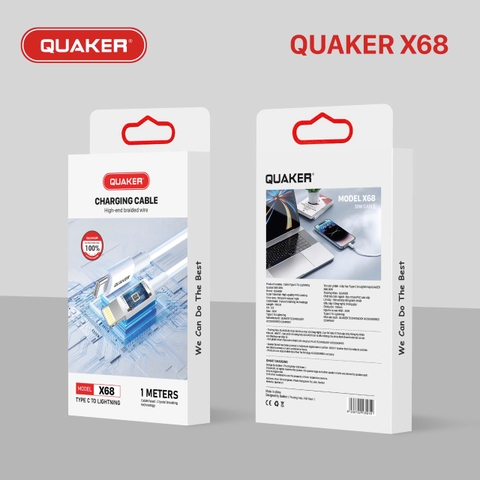 Cáp sạc Quaker X68