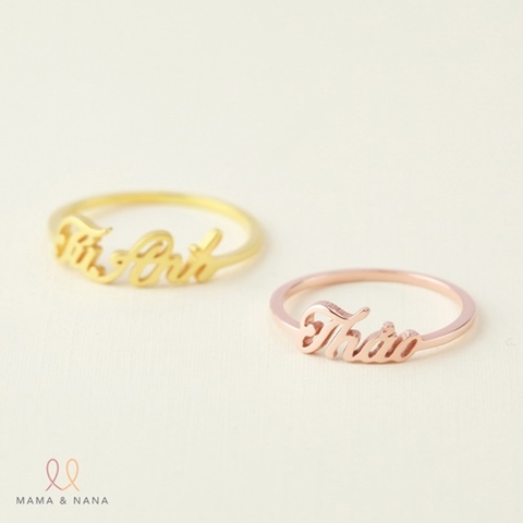 Nhẫn Khắc Tên - Say My Name