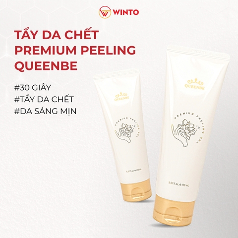 Tẩy da chết mặt Premium Peeling QueenBe dạng gel