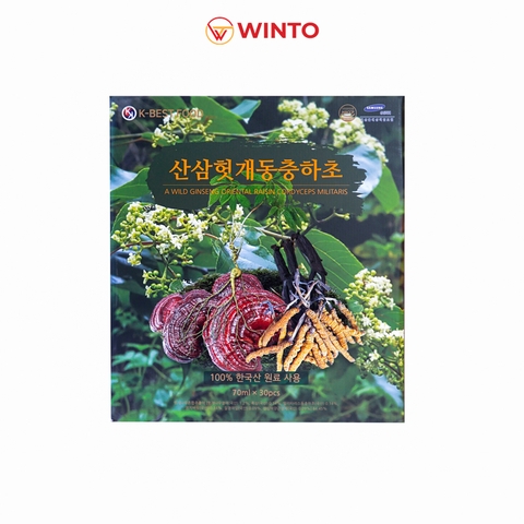 Nước bổ gan giải rượu sâm núi đông trùng hạ thảo K-Best Food