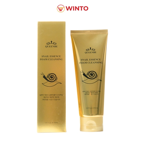 Sữa rửa mặt Snail Essence Foam Cleansing QueenBe 150ml