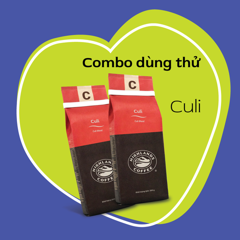 COMBO 2 Gói Cà Phê Rang Xay Culi Highlands Coffee 200g/gói