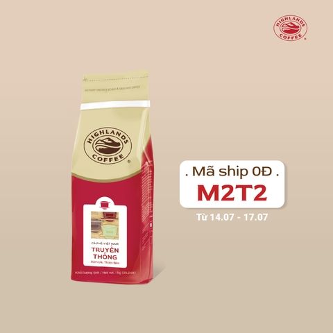 Cà Phê Bột Truyền Thống Highlands Coffee 1kg