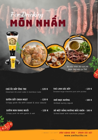 A - MÓN NHẤM UỐNG BIA 2