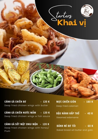 A - MÓN KHAI VỊ 1