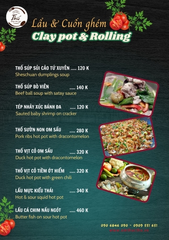 A - MÓN LẨU & CUỐN
