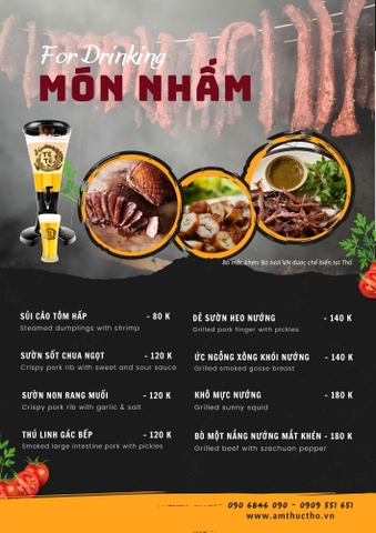A - MÓN NHẤM UỐNG BIA 2