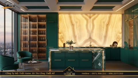 Cải tạo tủ bếp chống ẩm chung cư 8B Lê Trực chống mốc – Home 3D