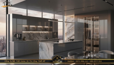 Có nên chọn Tủ Bếp Gỗ Công Nghiệp Cánh Laminate cho nhà phố không?