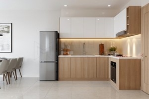 Những ưu điểm của tủ bếp gỗ công nghiệp là gì?