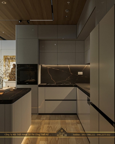 Thiết kế nội thất chung cư phong cách tân cổ điển Home 3D?