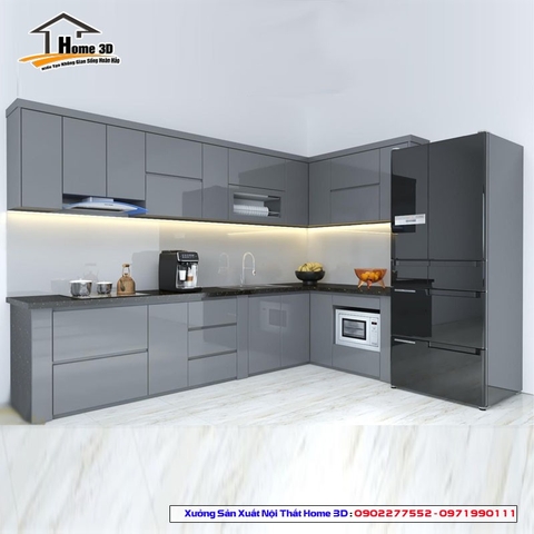 Báo Giá Tủ Bếp Gỗ Công Nghiệp Cánh Melamine Tại Thanh Xuân