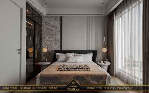 Thiết kế nội thất hiện đại cho căn hộ 90m2 tại Chung Cư BID Residence