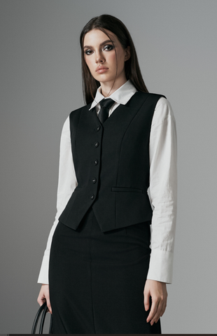 Áo gile Symphony phong cách tối giản