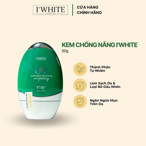 Kem chống nắng I'WHITE SPF 50/ PA+++ 50gr IW-411