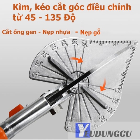 Kìm cắt góc điều chỉnh, kiềm cắt nẹp nhựa, kéo cắt nẹp điện